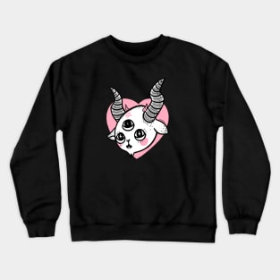 little baby baphomet Crewneck Sweatshirt